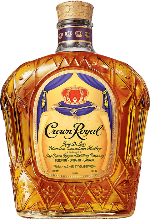 Crown Royal Canadian Whisky Bottle