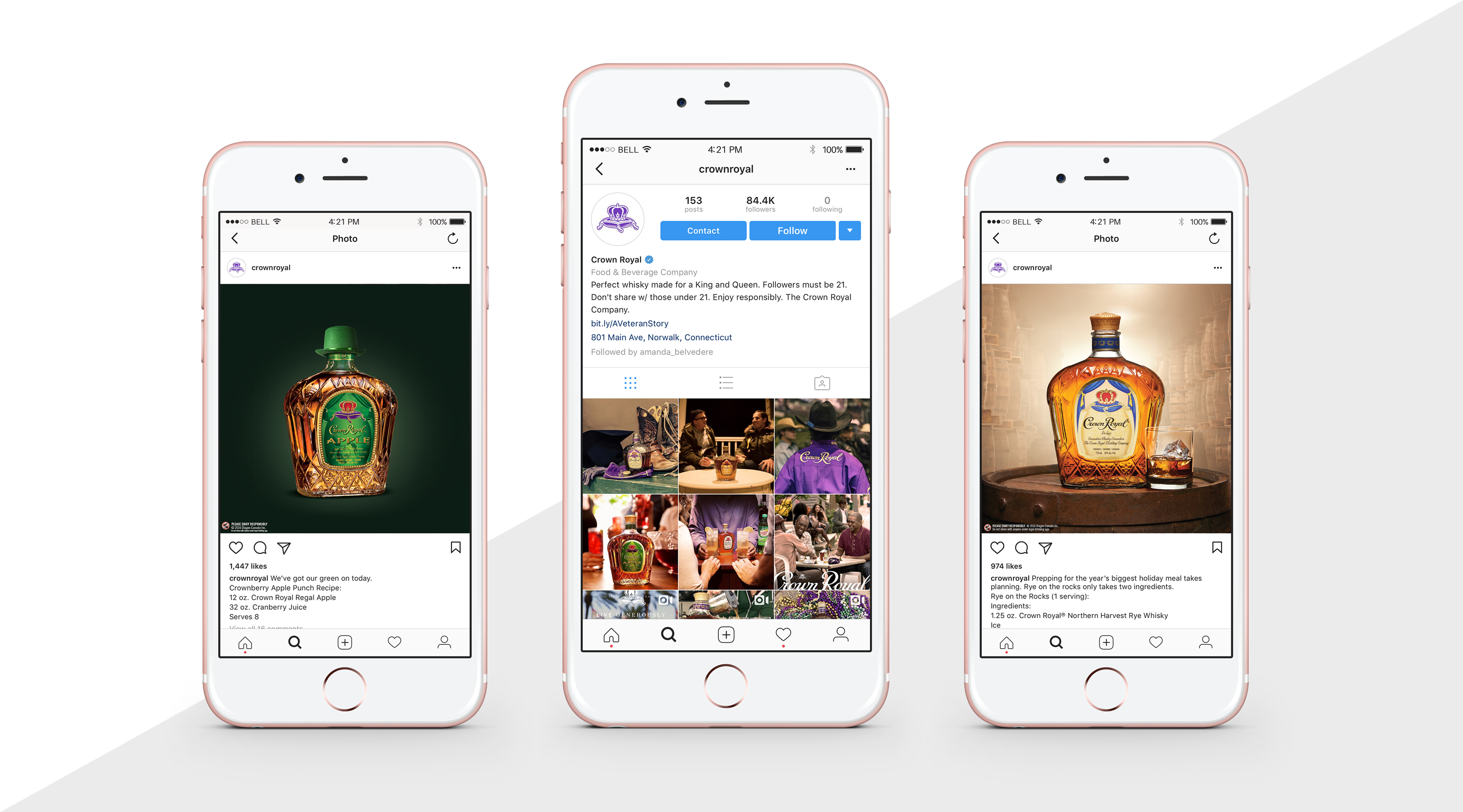 Crown Royal Whiskey Social Media Promotion