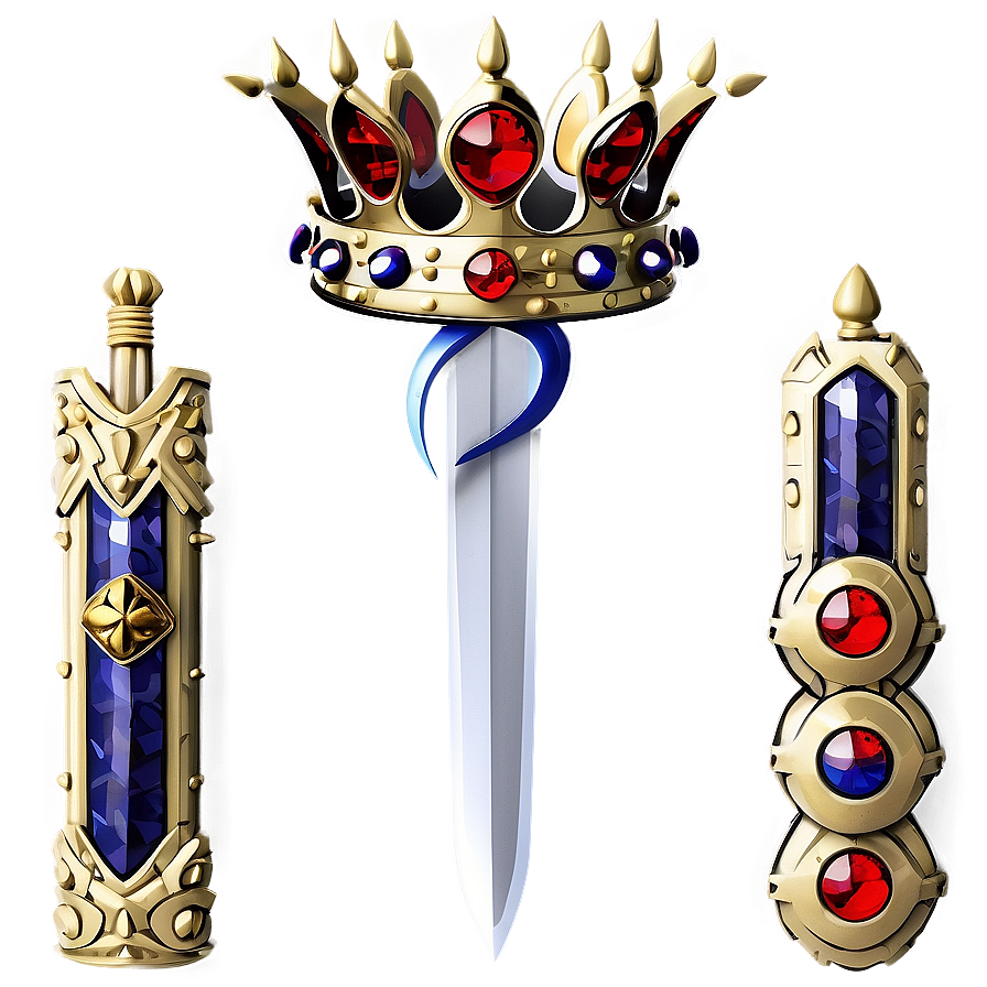 Crown With Swords Png Qnm