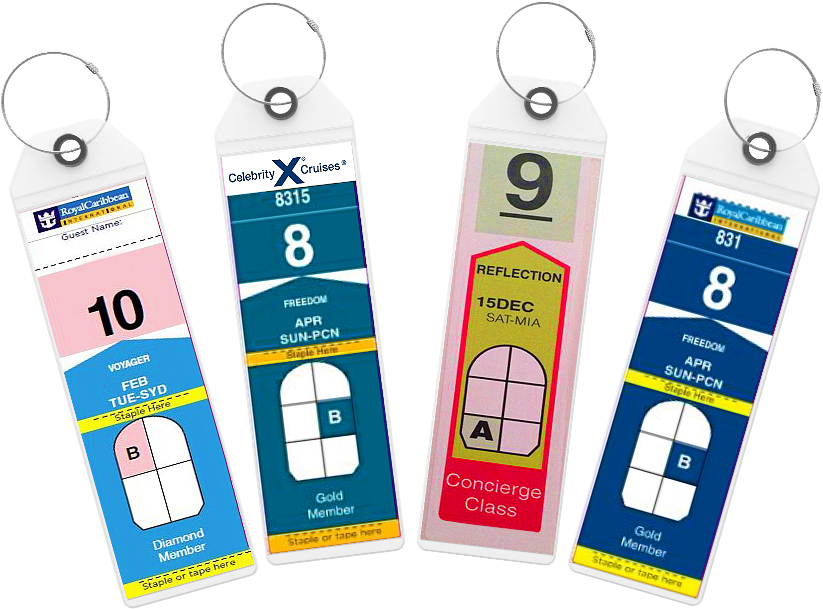 Cruise Luggage Tags Collection