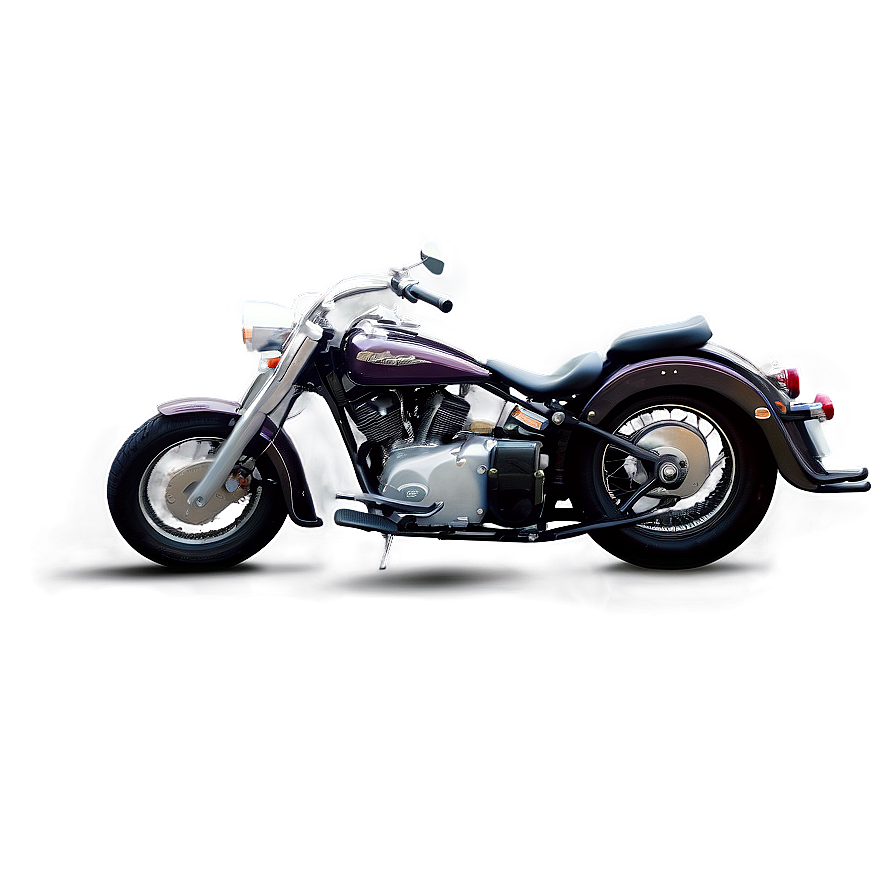 Cruiser Motorcycle Artwork Png Feu43