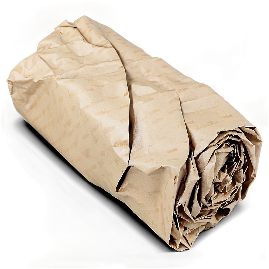 Crumpled Paper With Fold Marks Png 58