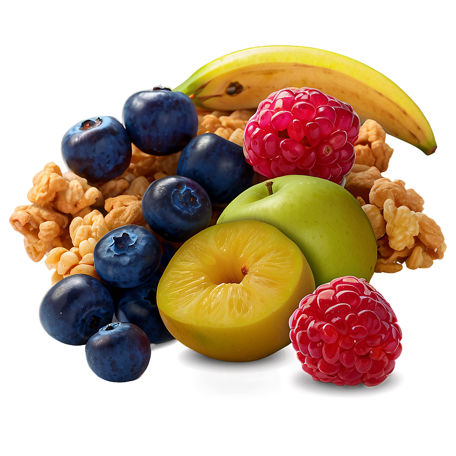 Crunchy Fruit Mix Png 37