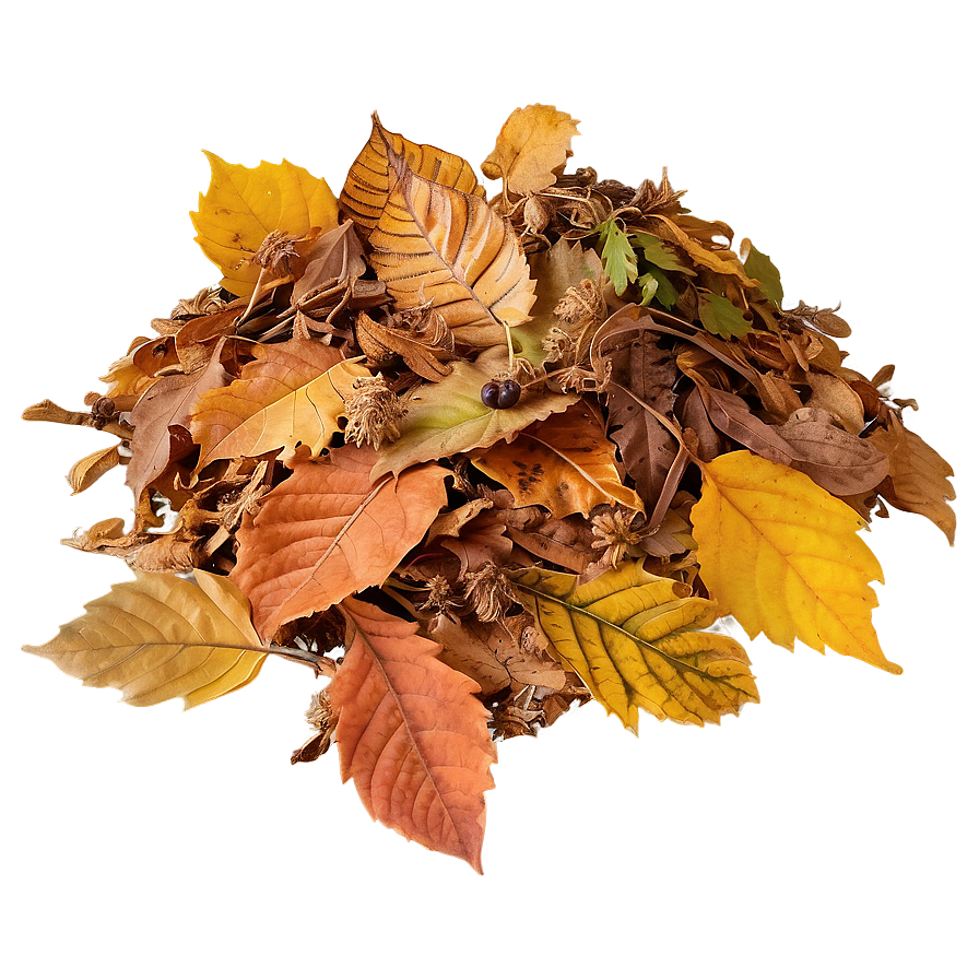 Crunchy Leaves Heap Png Evs30