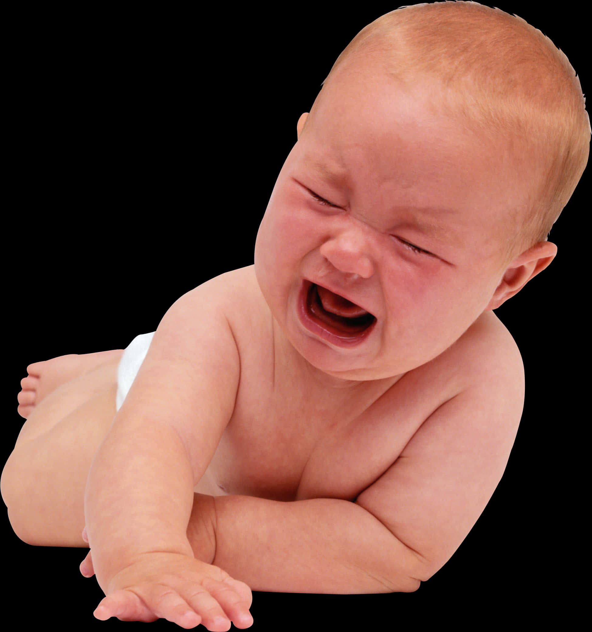 Crying Newborn Baby