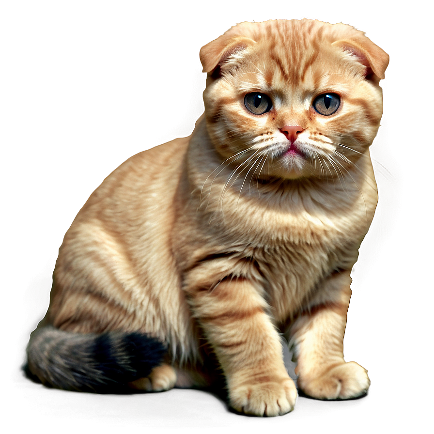 Crying Scottish Fold Cat Png Xrk48