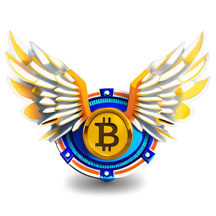 Crypto Coin With Wings Png Svm