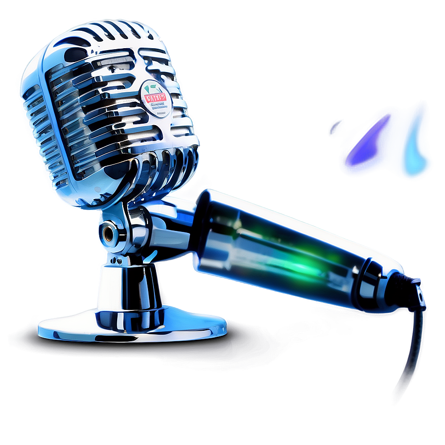 Crystal Clear Podcast Microphone Png 21