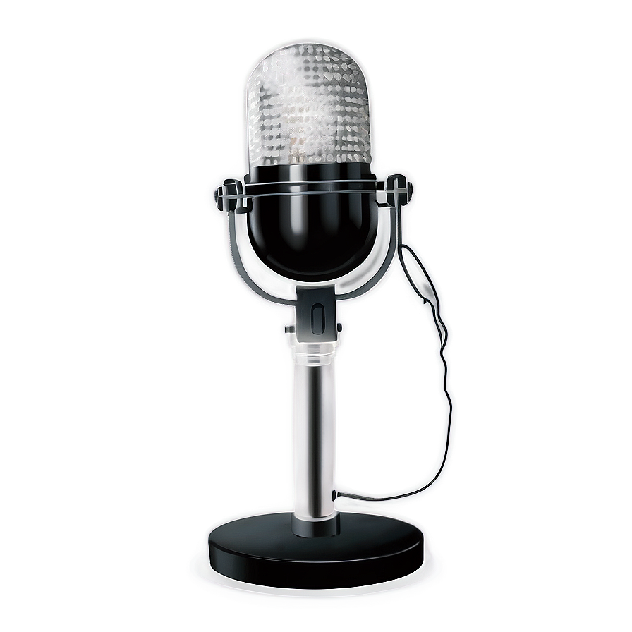 Crystal Clear Podcast Microphone Png Lmv89