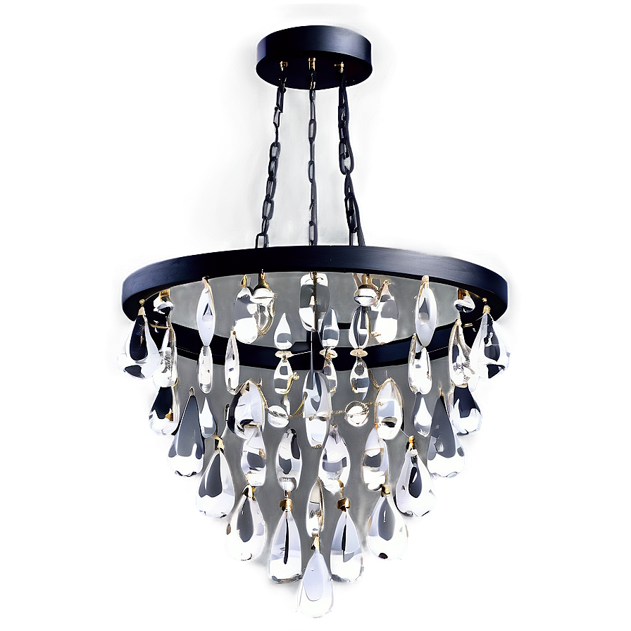 Crystal Droplet Chandelier Png 11