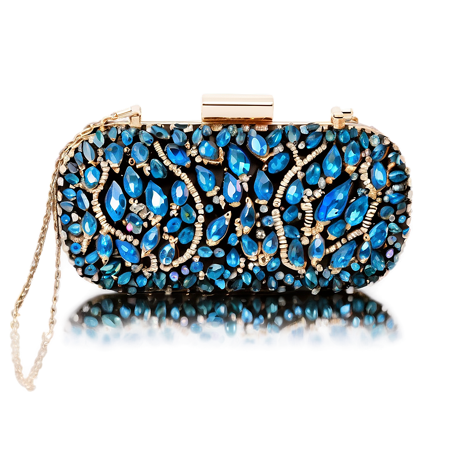 Crystal Embellished Clutch Png 87