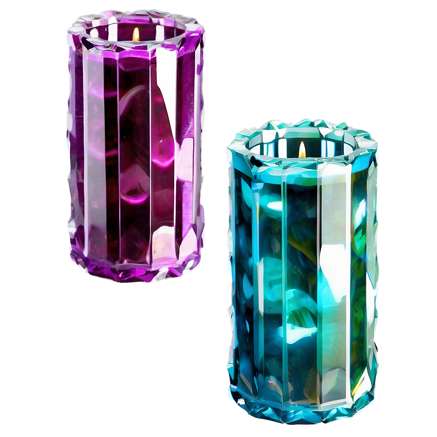 Crystal Encased Candle Png Ude