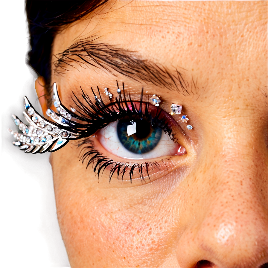 Crystal Eyelashes Png 05042024