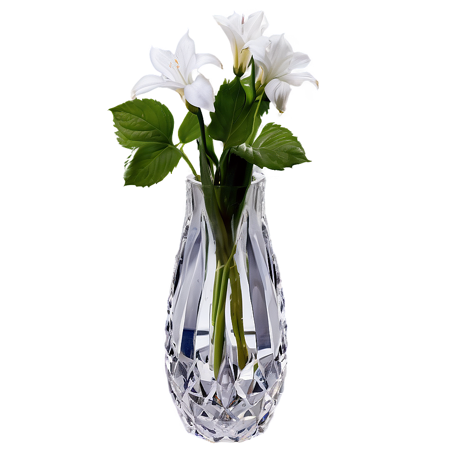 Crystal Flower Vase Png Xih79