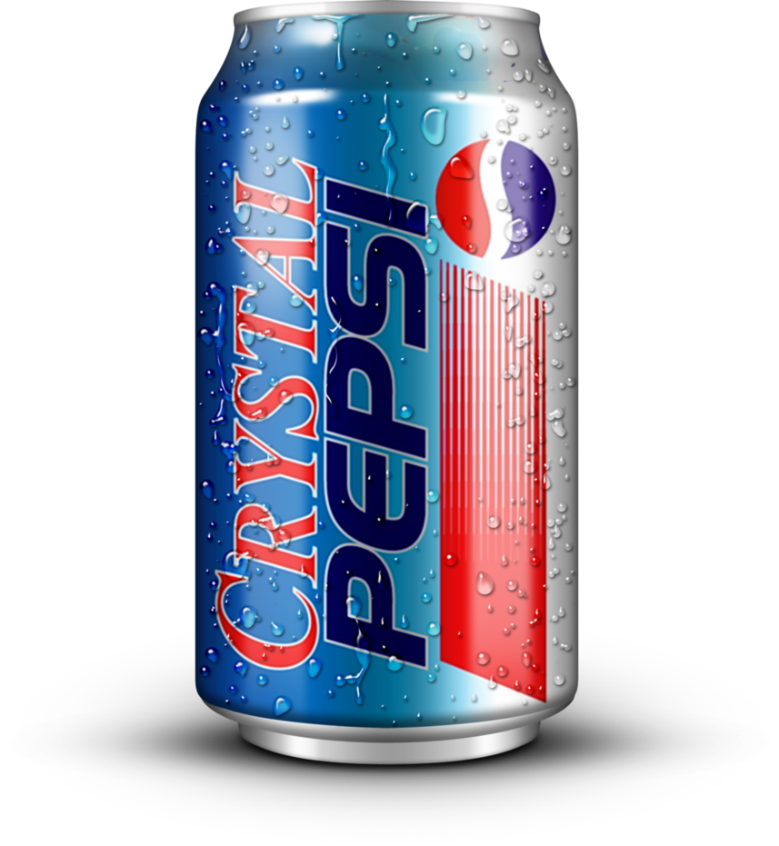 Crystal Pepsi Can Dewy Look