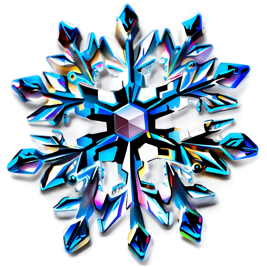 Crystal Snowflake Icon Png 05252024