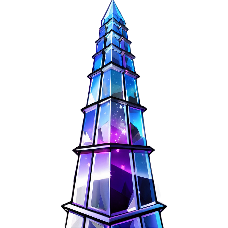 Crystal Tower Png 7