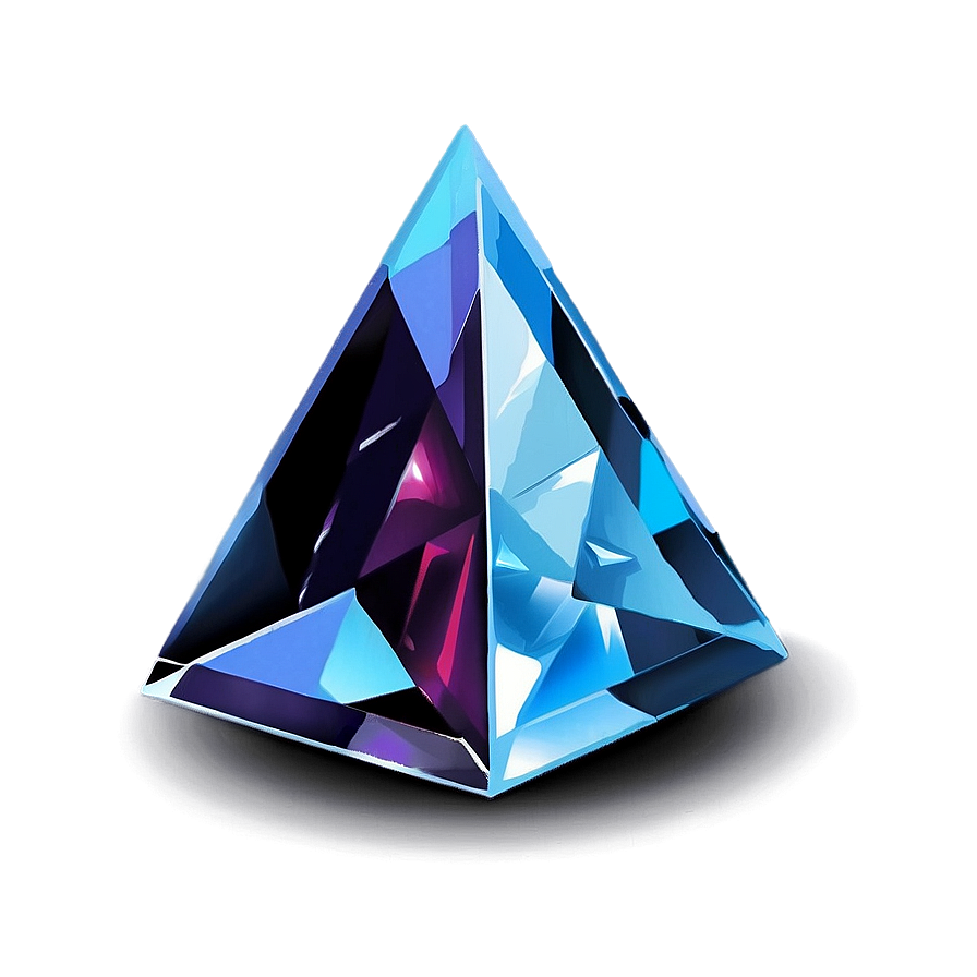 Crystal Triangle Prism Png 05042024