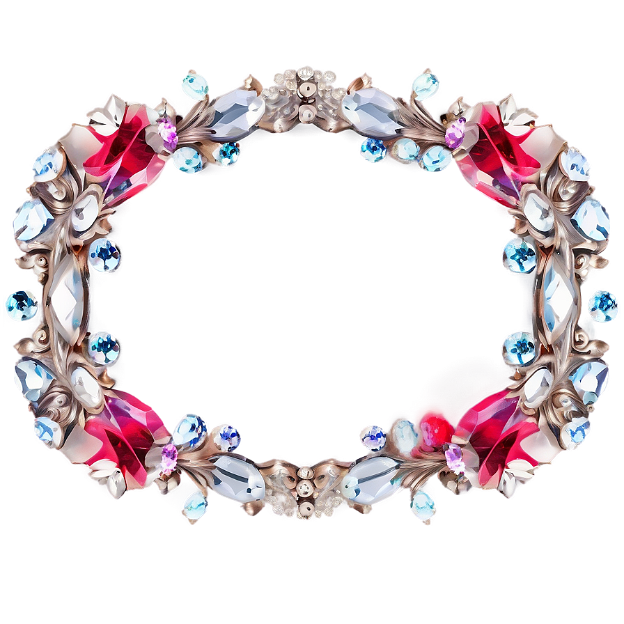 Crystal Wedding Frame Png 96