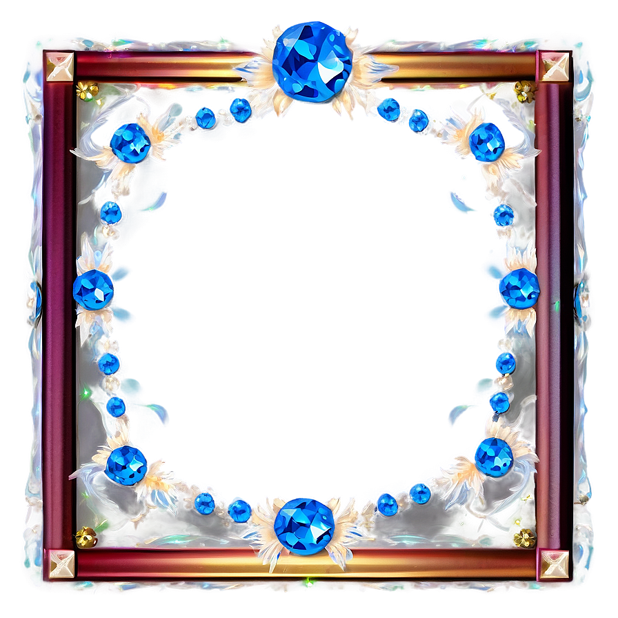 Crystal Wedding Frame Png Ptq