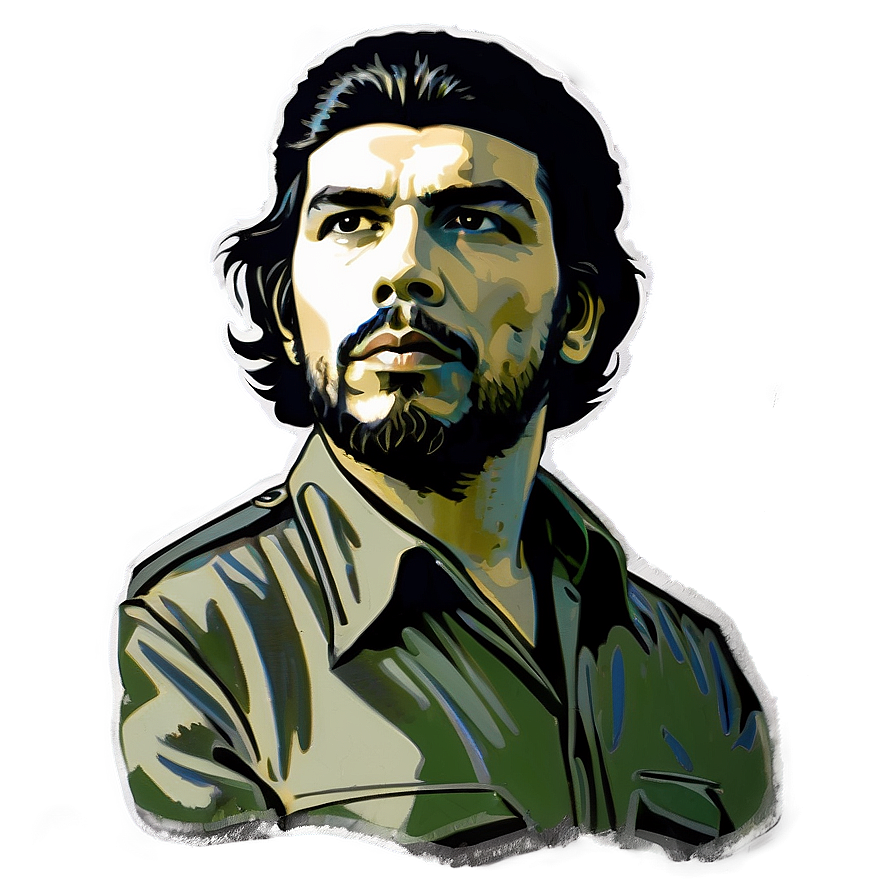 Cuban Che Guevara Mural Png 06252024