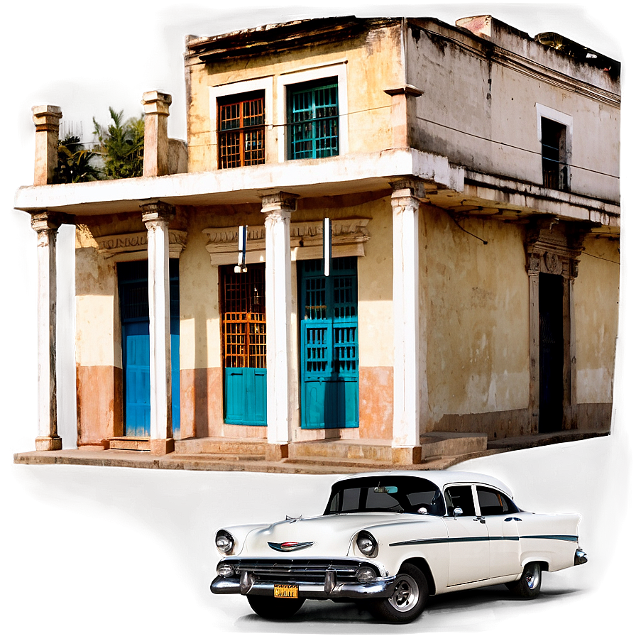 Cuban Old Town Street Png 55