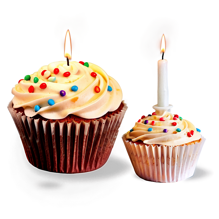 Cupcake With Candle Png 26