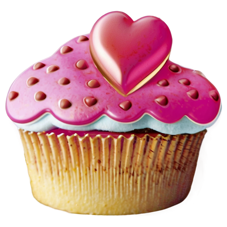 Cupcake With Heart Png Tqh21