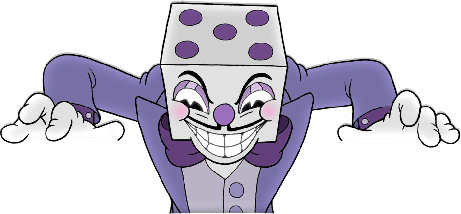 Cuphead King Dice Smiling