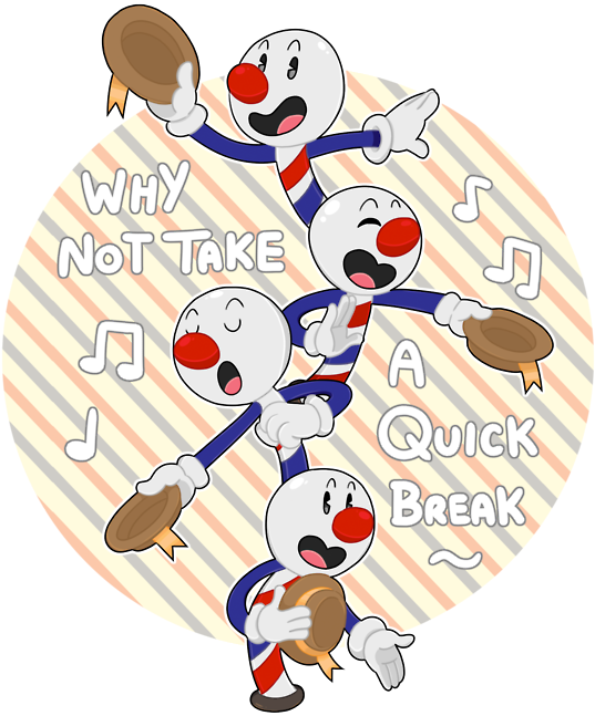 Cuphead Quick Break Illustration