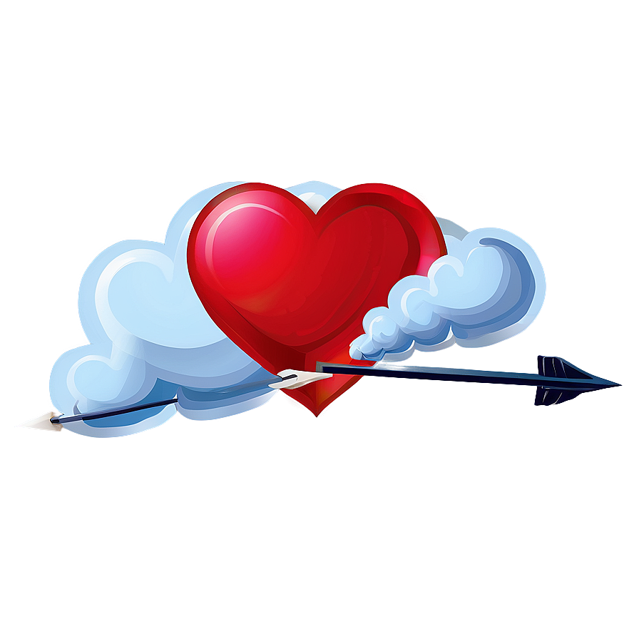 Cupid Arrow In Clouds Png 38