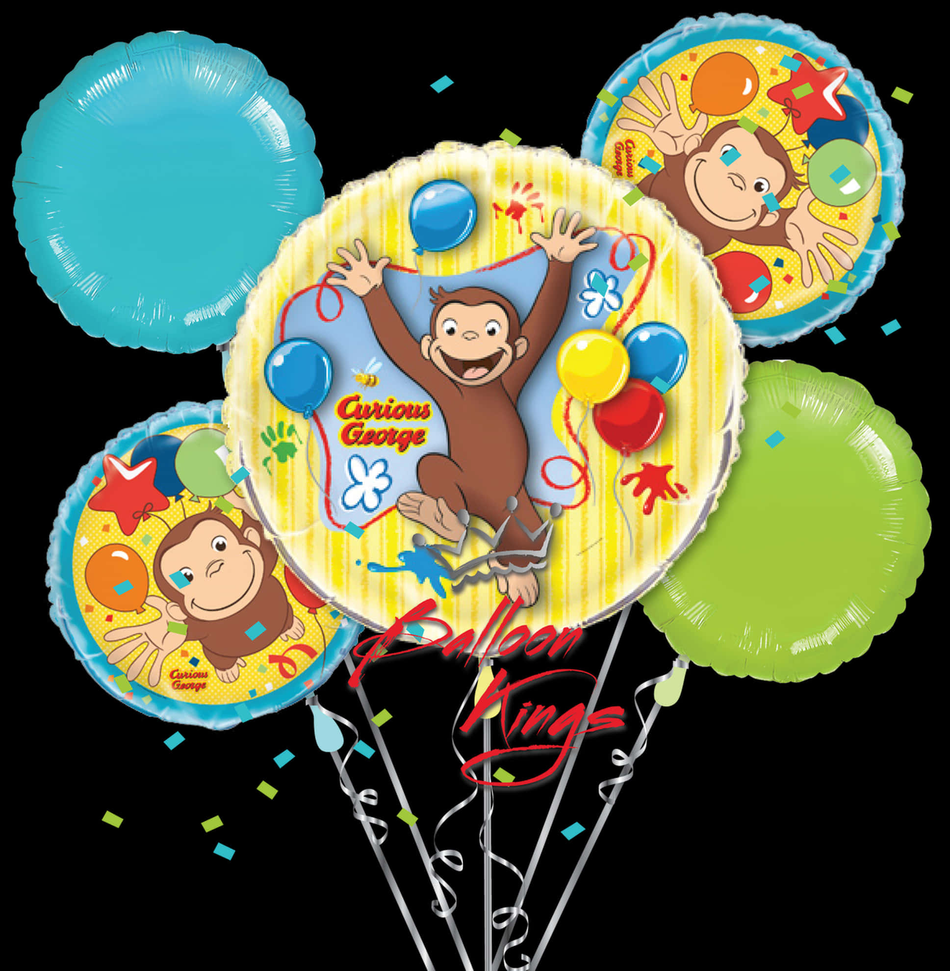 Curious George Balloon Bouquet