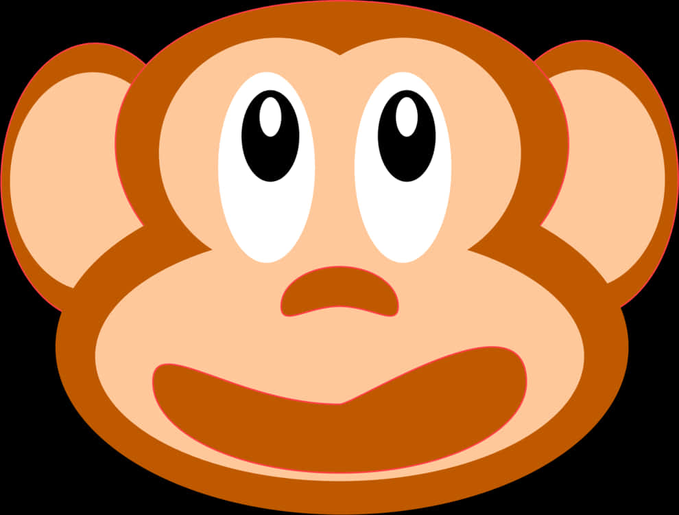 Curious George Cartoon Monkey Face