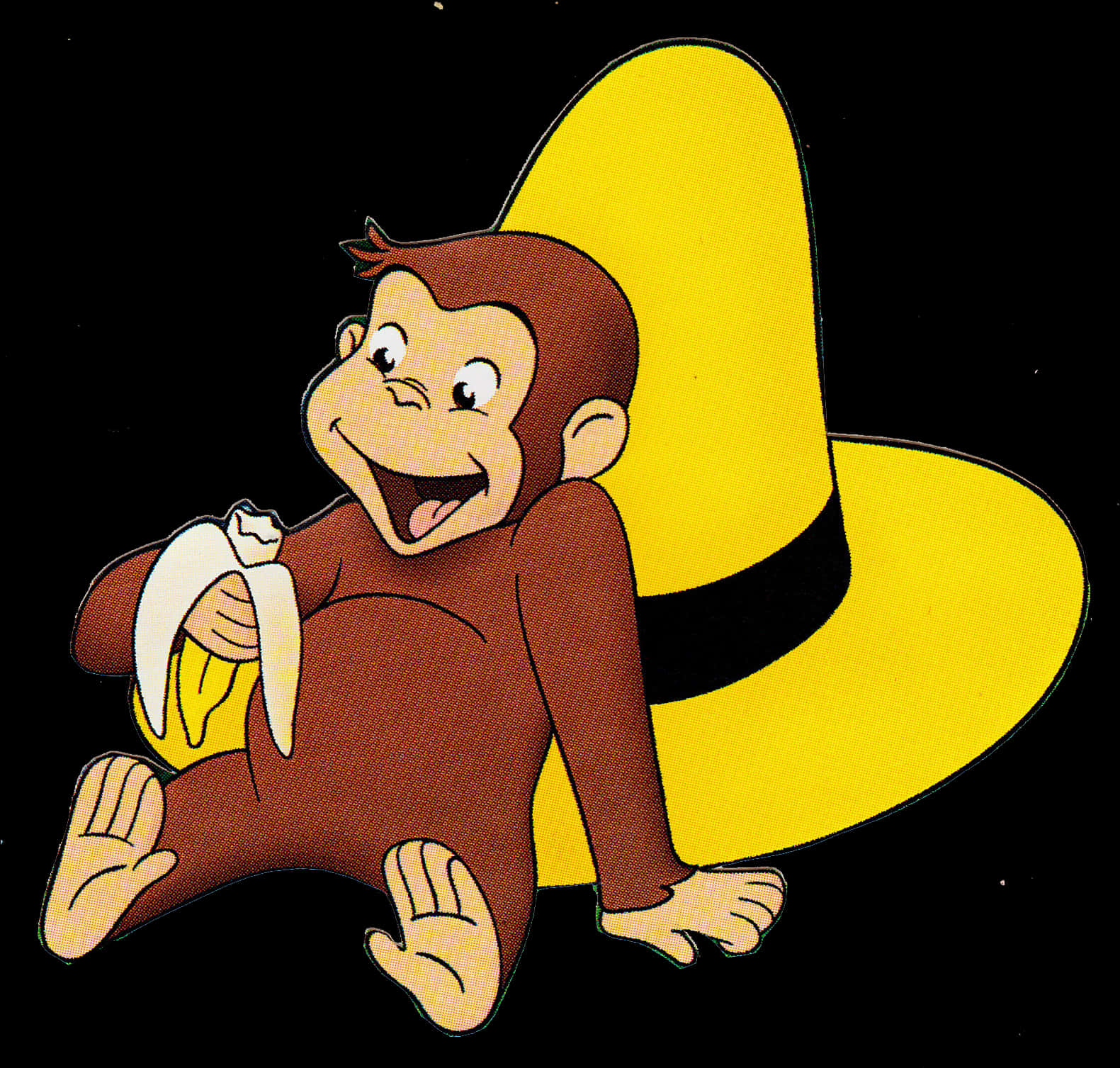 Curious George Eating Banana