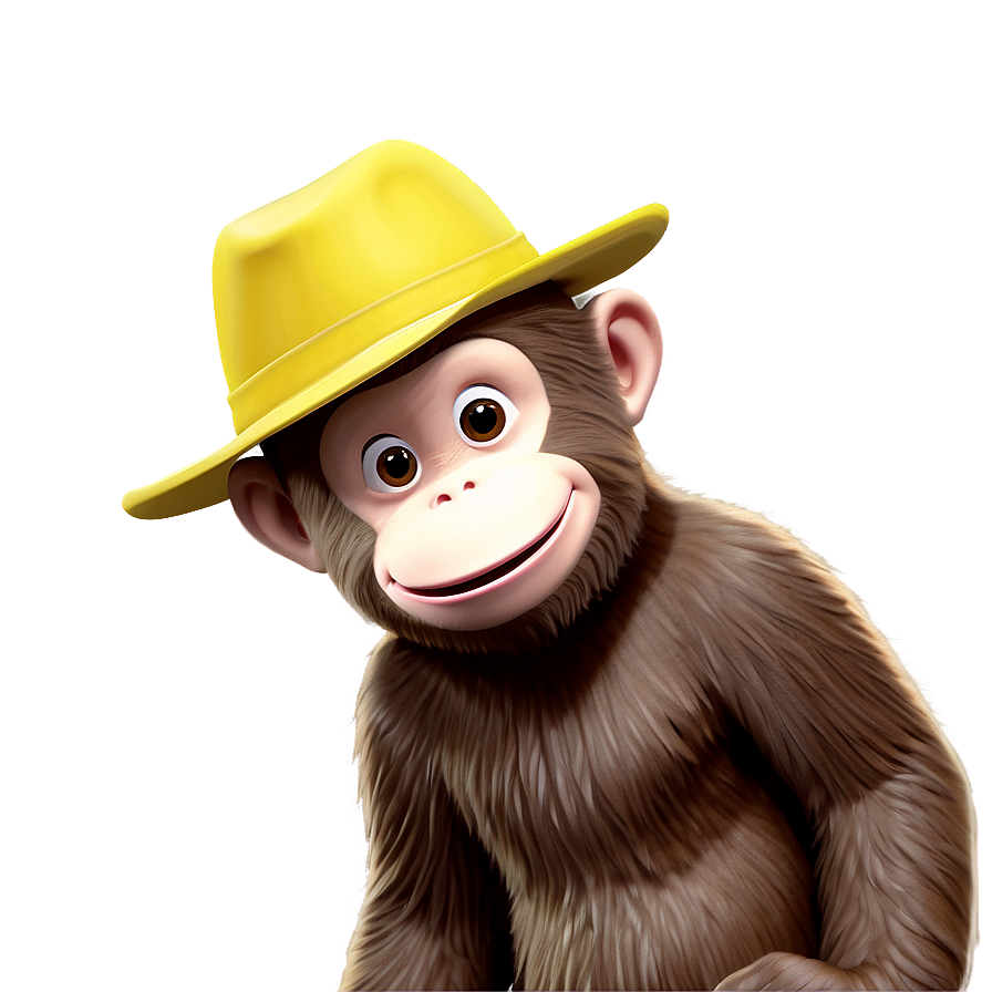 Curious George Yellow Hat Png Xtv86