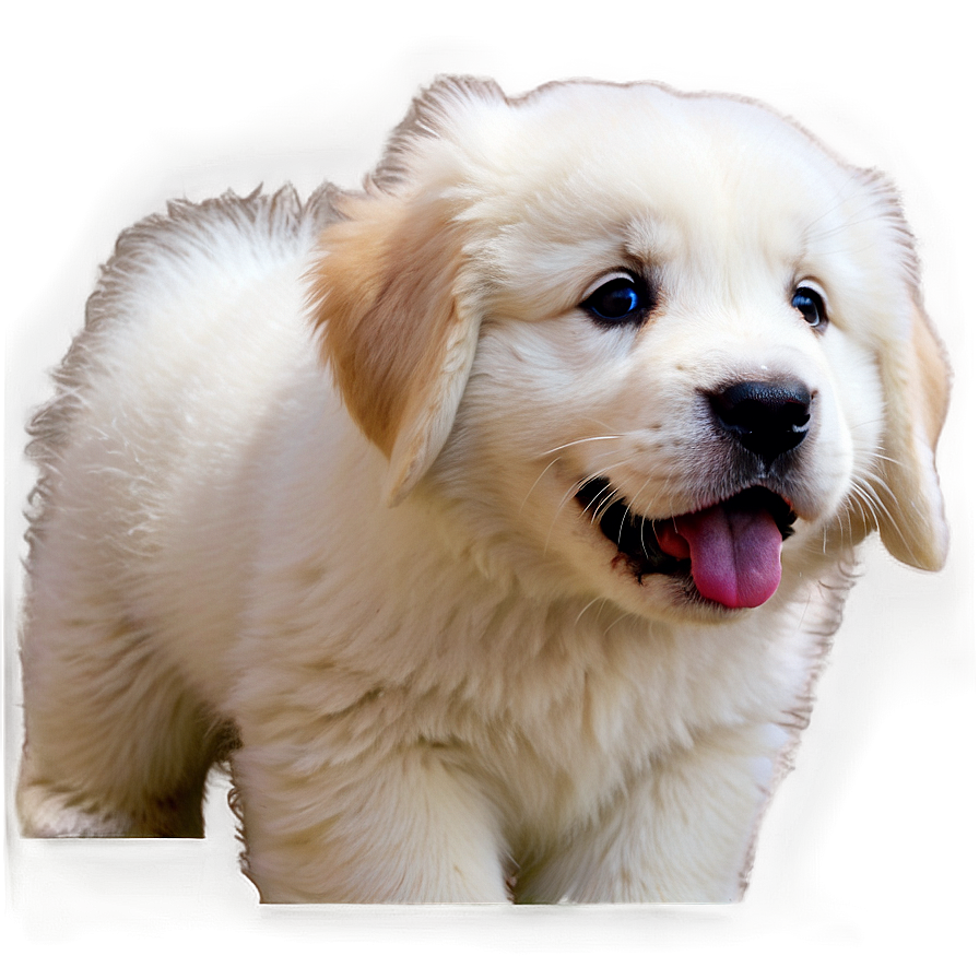 Curious Great Pyrenees Puppy Png Fau