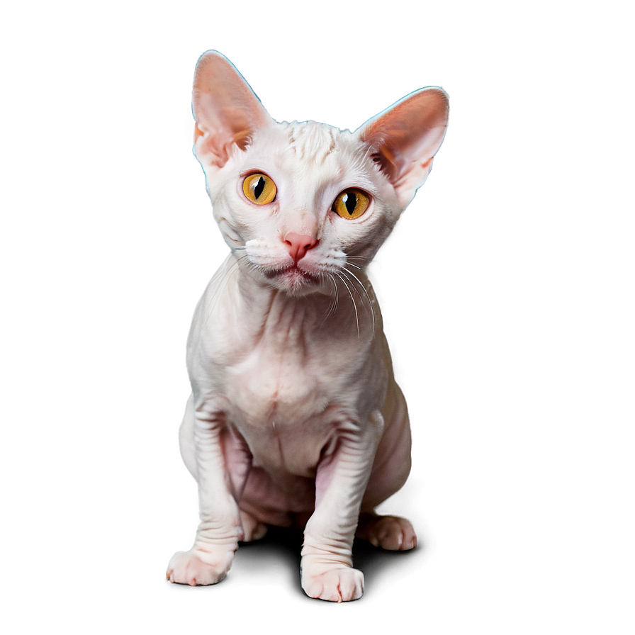 Curious Hairless Cat Png Wqi67