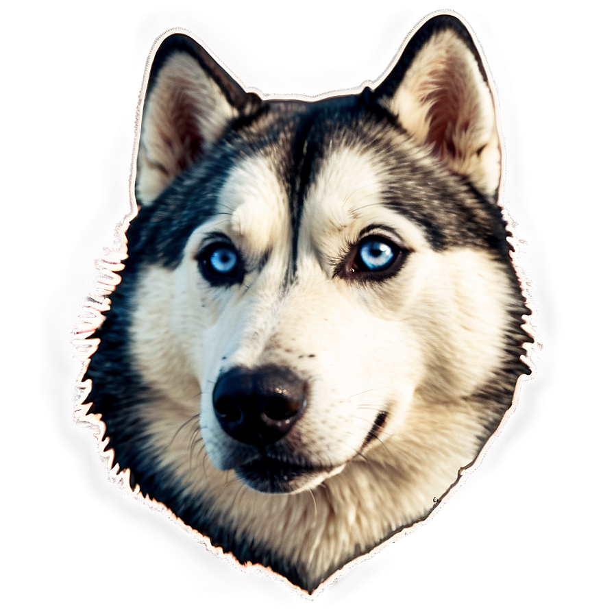 Curious Husky Head Tilt Png 06112024