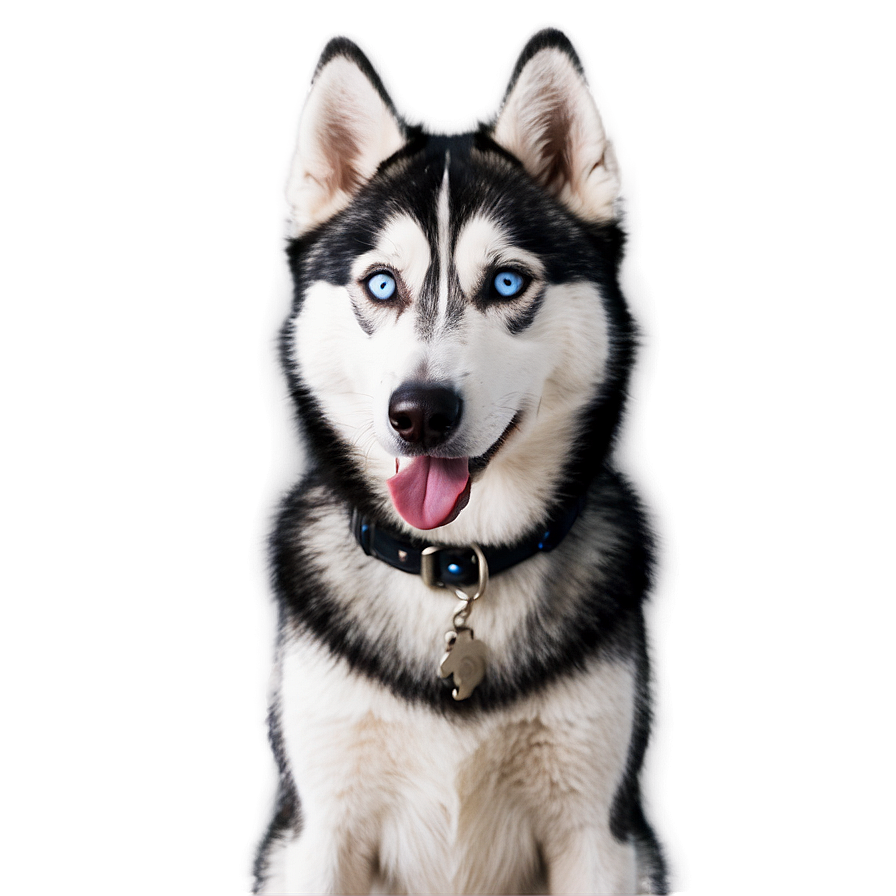 Curious Husky Head Tilt Png 20