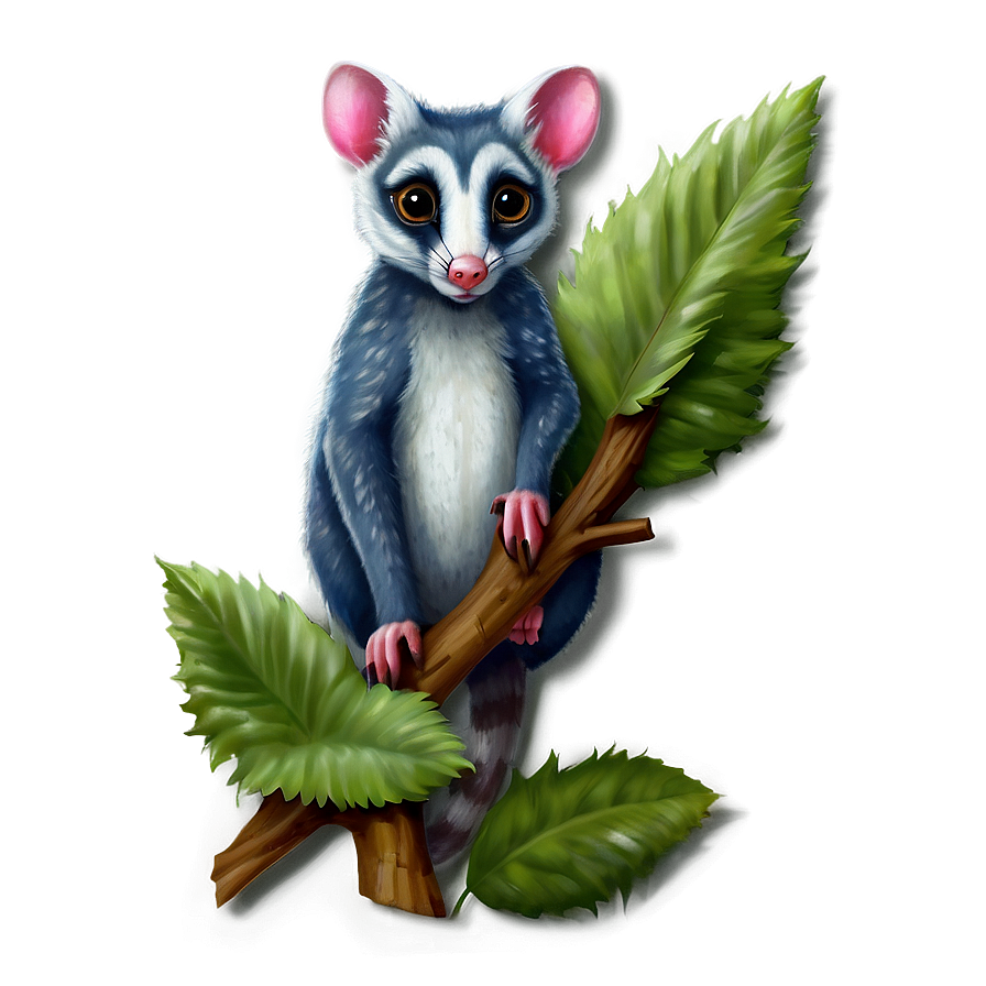 Curious Possum Artwork Png Etq40