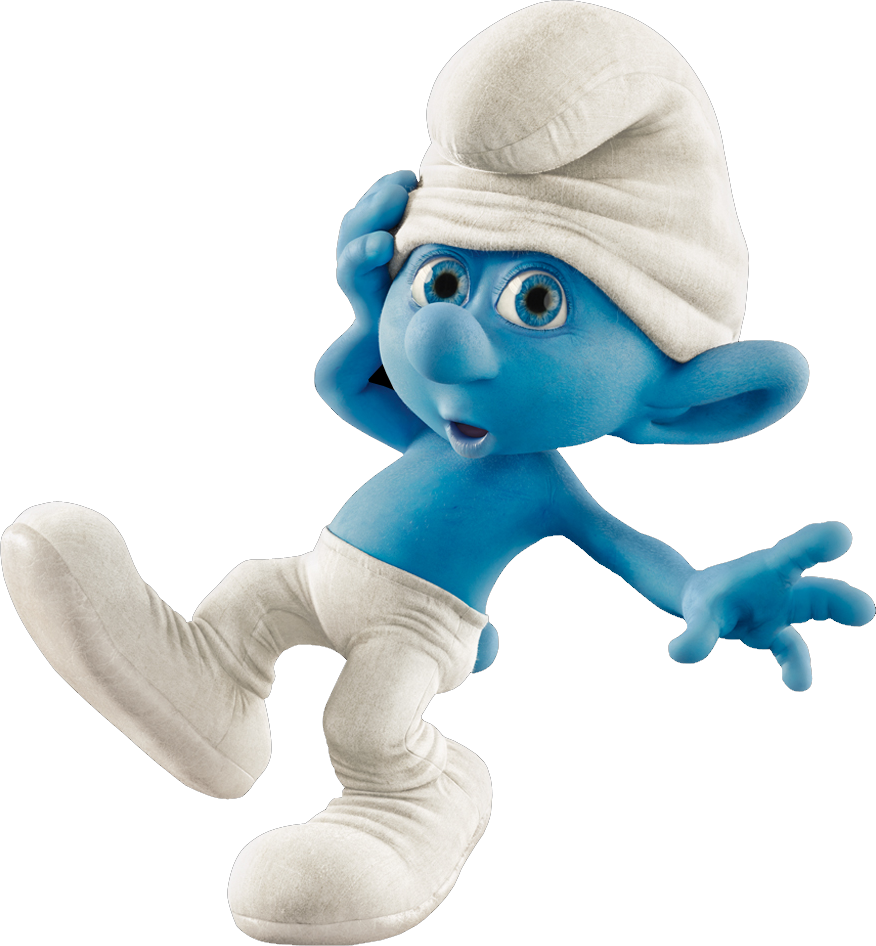 Curious Smurf Listening Pose