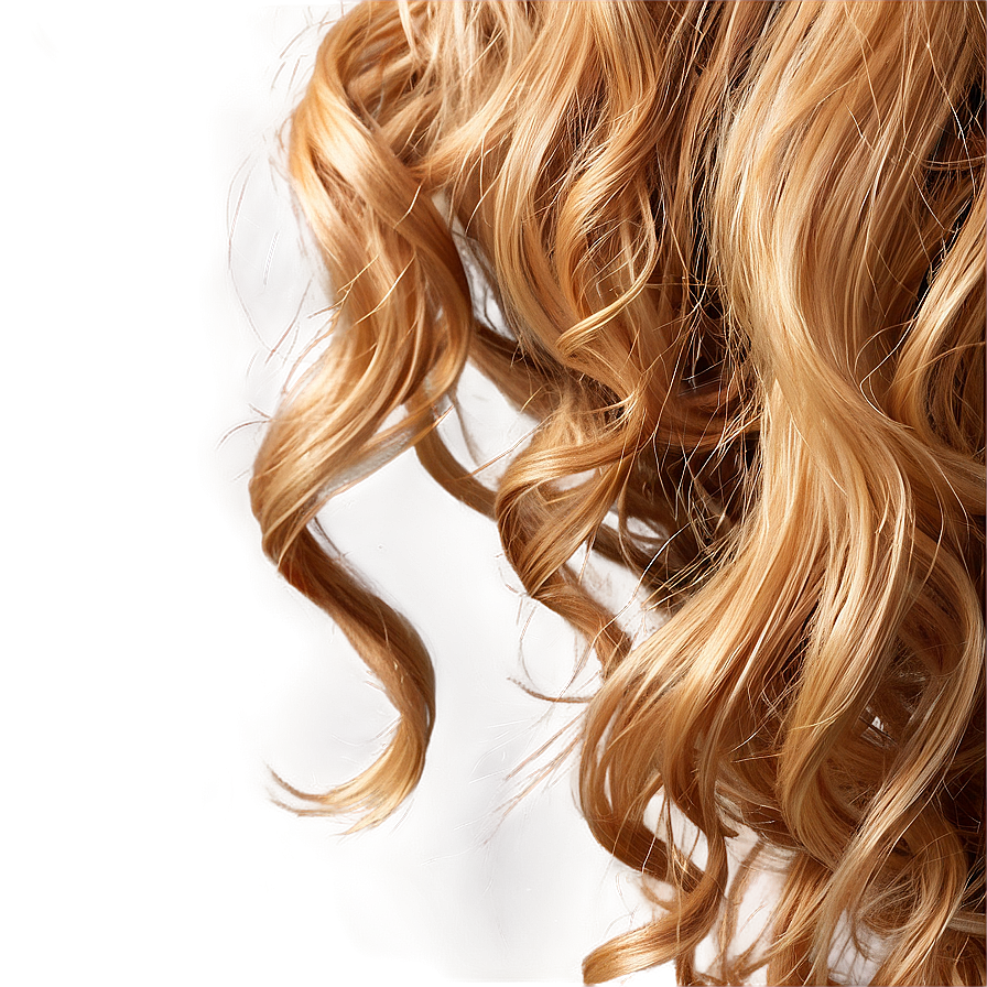 Curly Blond Hair Png 31