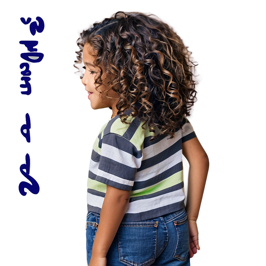 Curly Girl Hair Png 06132024