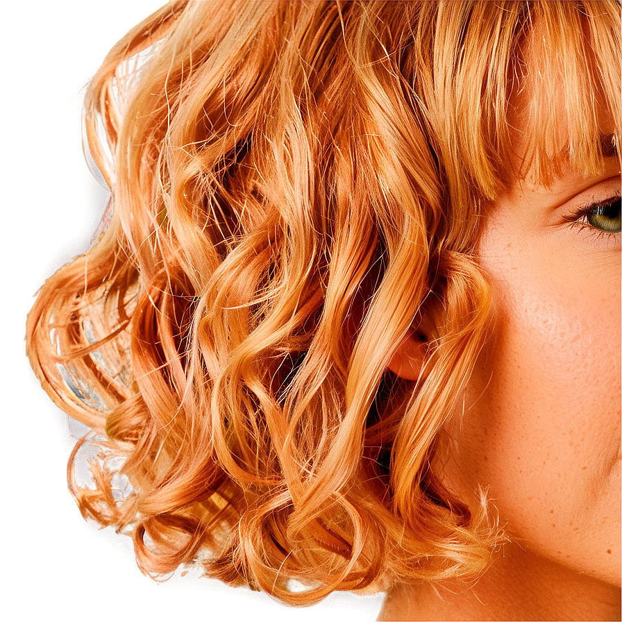 Curly Hair Bob Cut Png 05242024