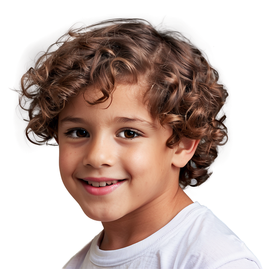 Curly Hair Boy Png Dov11