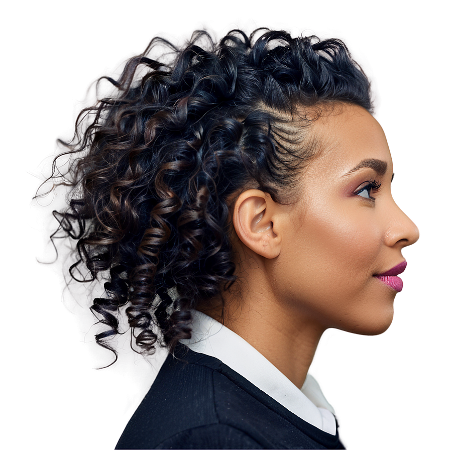 Curly Hair Edges Png Lvq