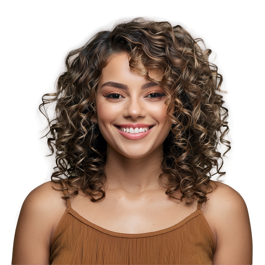 Curly Perm Hair Guide Png Axl95