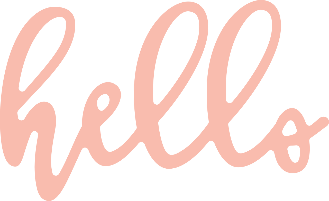 Cursive Hello Text