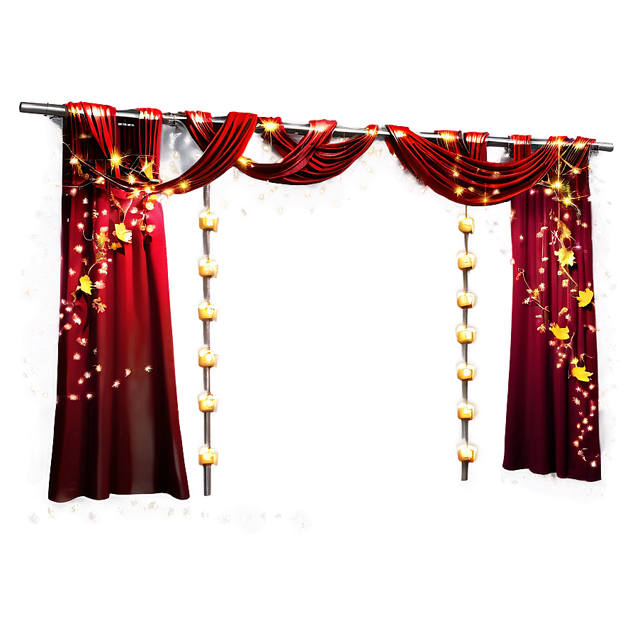 Curtain String Lights Png 05252024