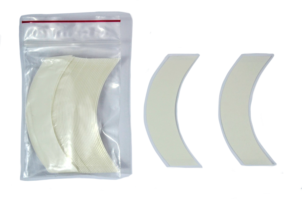 Curved Adhesive Strips Packagedand Unpackaged